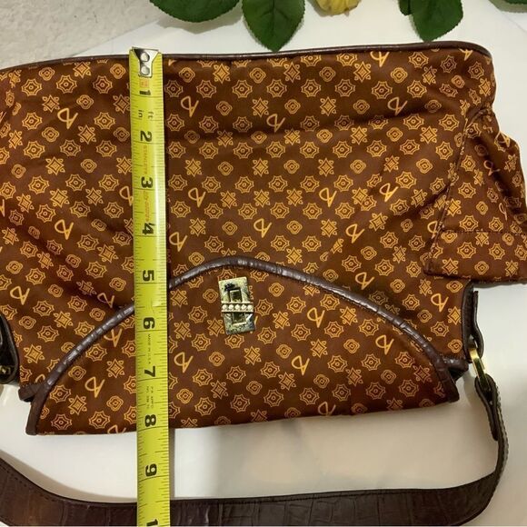 Alfred Durante Signature Design Exclusive Allover Design Sateen Bag NWOT - Picture 14 of 16